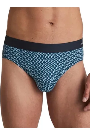 Calida Cotton Code Design Slip męskie z miękkim gumowym ściągaczem, , 52-54