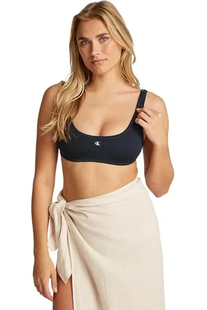 Calvin Klein Damski Braletka BRALETTE-RP, czarny (Pvh Black), M, , M