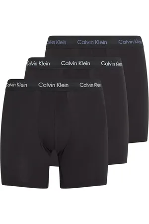 Calvin Klein Męskie bokserki bokserskie 3PK 000NB1770A, czarne (B- ASH, VINT INDIGO, STERL BLUE LGS), S, , S