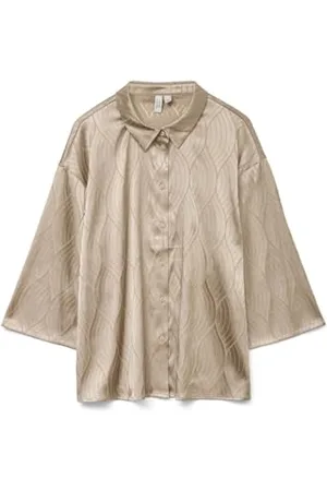 VERO MODA Vmbrielle koszulka 3/4 WVN Btq, , S