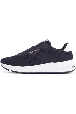 Tommy Hilfiger Męska lekka dzianina RWB Low Top, niebieski (Desert Sky), 40 EU, , 41 EU