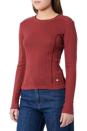 Desigual REPRIS_TS_Charm, 3068 Granat Średni, L, , L