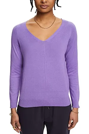 ESPRIT Damski sweter 023EE1I324, 510/PURPLE, XL, , XL