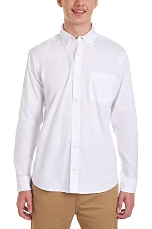Nautica Męska koszula Oxford z długim rękawem, , XL