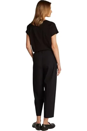 Tommy Hilfiger Damskie spodnie LW BI-STRETCH TAPERED WW0WW44793, czarne, 44, , 70