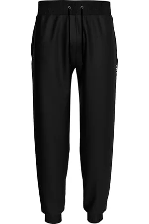 Tommy Hilfiger Męskie spodnie dresowe UM0UM03348, czarne, L, , L