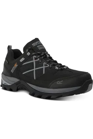 Regatta Męskie wodoodporne buty trekkingowe Samaris III - czarne/granitowe, , 45 EU