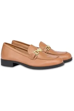 Moschino JA10012G1MIA0201 Loafers Women, Camel, 38 EU, , 38 EU