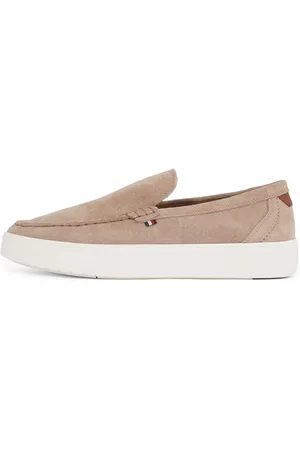 Tommy Hilfiger Męskie nowoczesne półbuty Light Hybrid Suede Loafer Fm0fm05354, , 46 EU