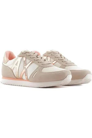 Armani Exchange Damskie buty sportowe Rio Side, sznurowane trampki, wielokolorowe, 35, , 35 EU