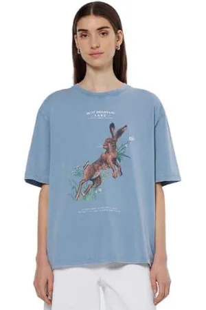 Scotch&Soda Washed Artwork Loose T-Shirt, , M