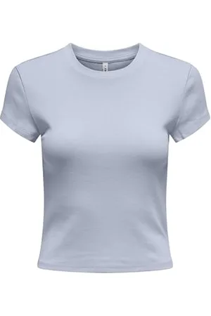ONLY Onlelina S/S O-Neck Short Top JRS Noos, , 3XL
