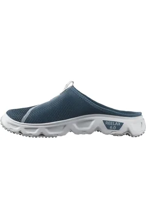 Salomon Relax Slide 6.0 męskie slippery, niebieskie Ashes/White/Pearl Blue, 41 1/3 EU, Blue Ashes White Pearl Blue, 41 1/3 EU
