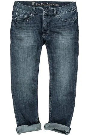 JP 1880 Męskie jeansy, Saddle Stitch, Superstretch N Straight Jeans, , 52 PL