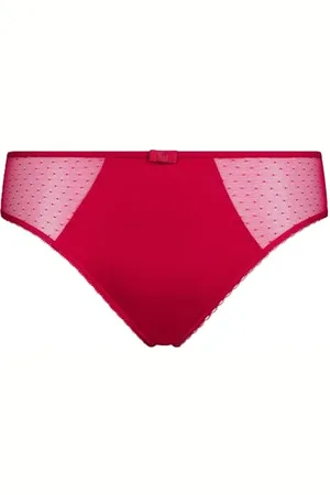 Dim Bezszwowe Generous Organic Cotton x1 Slip, Cherry Red, L Women