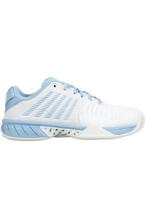 K-Swiss Damskie buty tenisowe Express Light 3, białe/Dutch Canal/Green, 41,5 EU, , 41.5 EU