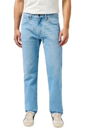 Wrangler Męskie dżinsy z przodu, luźny krój, proste nogawki, , 34W / 30L
