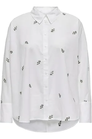 ONLY Onlnew Lina Grace Ls Emb Shirt Noos WVN, , L