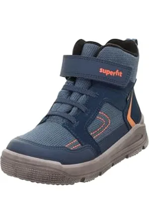 Superfit Jungen MARS leicht gefütterte Gore-Tex Stiefel, BLAU/ORANGE 8010