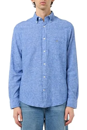 GANT REG COTTON LEN SHIRT, , S