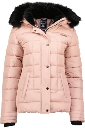 Geographical Norway Badeli Damska kurtka wiatrówka outdoorowa, damska kurtka z długim rękawem, płaszcz przeciwdeszczowy na wędrówki, wiosna, lato, jesień, zima ( XL), , XL