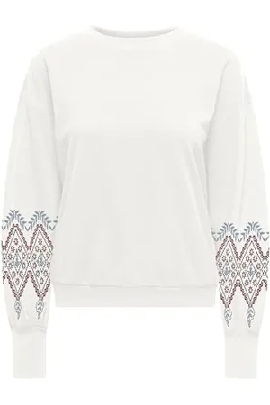 ONLY Onlbrooke L/S O-Neck Print Swt, , XL
