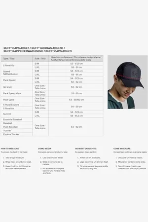 Buff Pack Speed Cap Unisex Dorosły Rozmiar L/XL, , L