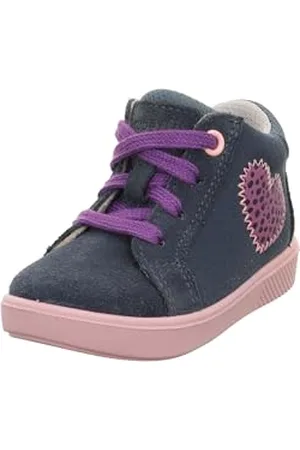 Superfit Mädchen SUPIES Sneaker, BLAU/PINK 8030