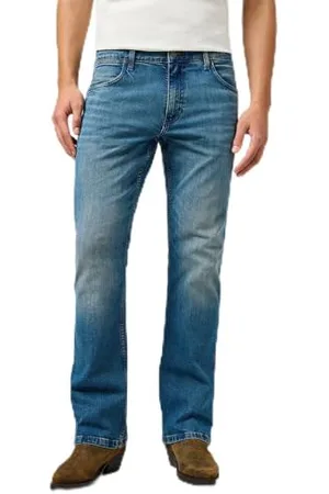 Wrangler Męskie dżinsy Horizon, Regular Fit, bootcut nogawki, , 36W / 32L