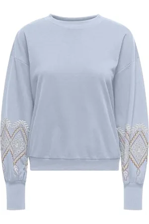 ONLY Onlbrooke L/S O-Neck Print Swt, , XS