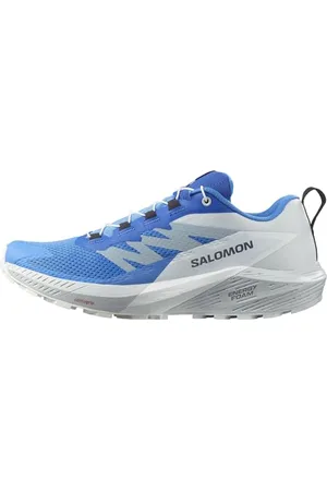 Salomon Męskie buty do biegania w terenie SENSE RIDE 5, Ibiza niebieski/lapis niebieski/biały, 48 EU