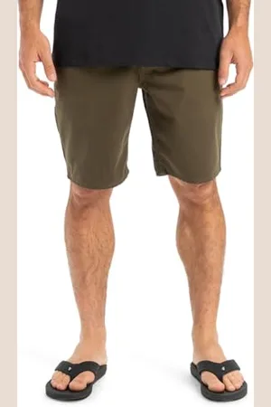 Quiksilver Szorty na co dzień chinosy lekkie krótkie męskie brązowe 34, , 34W