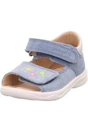 Superfit Dziewczęce sandały Polly, Niebieski Srebrny 8000, 20 EU