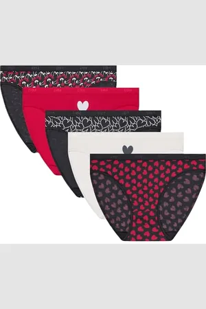 Dim Majtki Les Pockets x5, Cherry Love, 5 Women