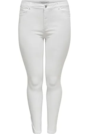ONLY Caraugusta Hw Skinny White Noos dżinsy damskie