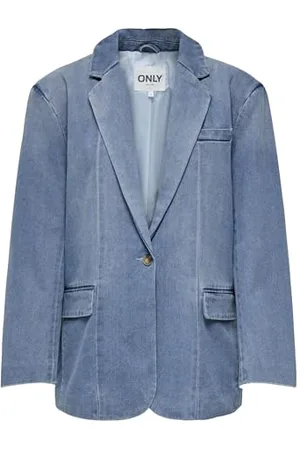 ONLY Onlcory Ls DNM Blazer Gua, Light Blue Denim, L, , L