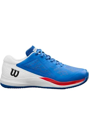 Wilson Męskie buty tenisowe Rush PRO ACE Clay Deja Vu, niebieskie/białe/na podczerwień, 44 EU, , 7.5 UK