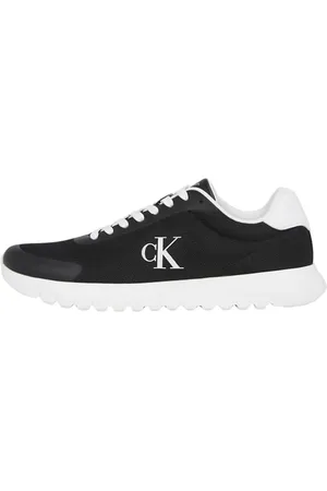 Calvin Klein CK JEANS Męski 3 EVA RUNNER MESH YM0YM01264 Low Top, Czarny (Ck Black/Bright White), 44 UK, , 41.5 EU