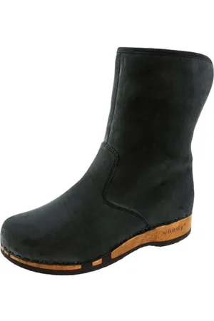 Woody Ulli Damskie buty do połowy łydki, czarne, 38 EU, , 38 EU