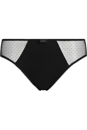 Dim Bezszwowe Generous Organic Cotton x1 Slip, czarne, XXL damskie, , XXL
