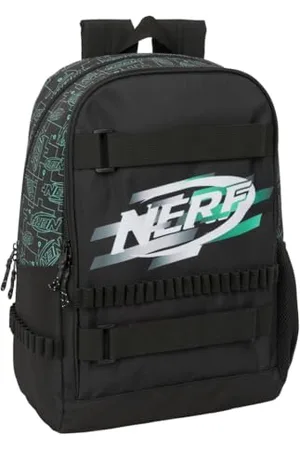 Safta NERF GAME - Plecak szkolny, dostosowany do wózka, idealny dla dzieci w różnym wieku, wygodny i wszechstronny, jakość i wytrzymałość, 31 x 17 x 44 cm, , M, Casual