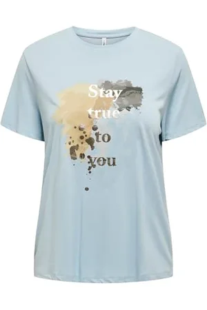 ONLY Onlfree Life Reg S/S Leaf Top Box JRS, , XXL