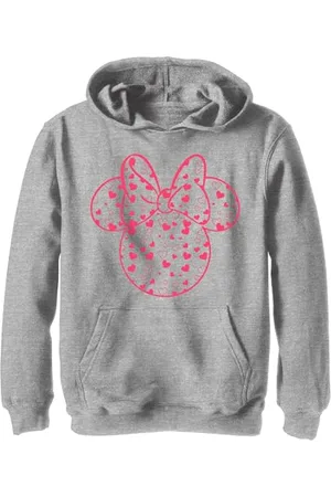 Disney Kids Characters Minnie Hearts Fill Youth sweter z kapturem, , XL, , XL