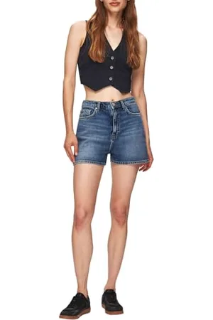 LTB Jeans Jeansy Lillie 5 krótkie w kolorze niebieskim wyprodukowane z mieszanki bawełny w kolorze niebieskim - rozmiar XS, , XS