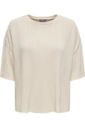 ONLY Onlravenna S/S plisse Top Noos JRS, , XL