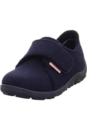 Superfit Baby Jungen HAPPY Hausschuhe, DUNKELBLAU 8010