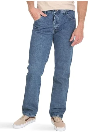 Wrangler Męskie klasyczne dżinsy z 5 kieszeniami o regularnym kroju, 38W / 29L