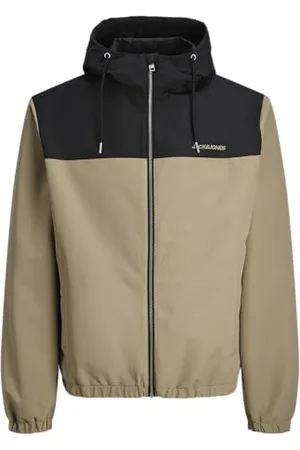 JACK & JONES Jjelegacy Noos Lekka kurtka z krótkim kapturem, kolendra/detale: blokada czarna, XXL mężczyźni, , XXL