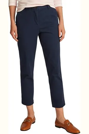 Tommy Hilfiger Damskie CO STRETCH GMD SLIM CHINO WW0WW45920, niebieski, 44, , 44 EU