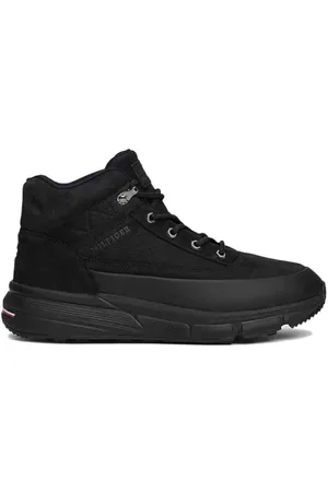 Tommy Hilfiger Męskie buty Hilfiger Warm Nubuck Hybrid B (FM0FM05189), czarne (czarne), 40 EU, , 41 EU
